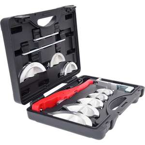 KS TOOLS-203,1400 Juego de flexión de trinquete con una sola mano 10,0-22,0mm (13 piezas)-Dobladoras de tubos EAN 4042146350225 - Product Image 3