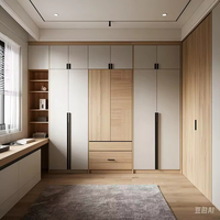 Armoire autoportante moderne et minimaliste, finition toucher doux, pour chambre, hôtel/villa, meubles de maison, armoires de salle à manger, application pour hall