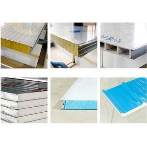 Panneau sandwich en fibre de <span class=keywords><strong>ciment</strong></span> isolé pour bâtiments Panneau sandwich en mousse PU pour l'isolation et la décoration - Product Image 2