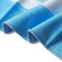 Wholesale Quick Dry Microfiber Beach Towel Custom Printed Colorful Sand Free Swim Travel Gym Bath Adults Children Includes Bag