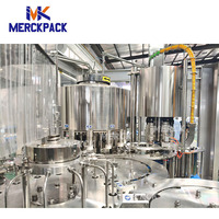 Nouvelle machine de remplissage entièrement automatique haute précision pour bouteilles en plastique/verre 2025 avec moteur électrique et roulement pour eau minérale pure