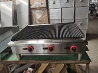 Grill au gaz en pierre de lave premium, équipement de cuisine industriel en acier inoxydable pour restaurants et hôtels, modèle Campbon.K7910R