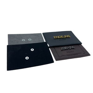 Leather Garment Patches Factory Supplier Custom Metal Logo PU Leather <strong>Labels</strong> Patches for <strong>Jeans</strong> - Product Image 4