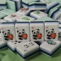 Ensemble de tuiles de mahjong américain en acrylique de luxe à 4 couches, 166 tuiles, design Joker personnalisé, tuiles à motifs personnalisés, OEM personnalisé