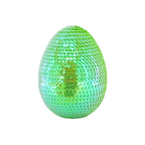 Venta caliente huevos de poliespuma de Pascua con huevos de pie de lentejuelas para decoración de Pascua - Product Image 5