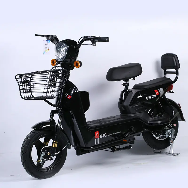 Popolare più economico Scooter elettrico ad alta velocità freno a disco 60 v20ah 350W CKD India moto elettrica