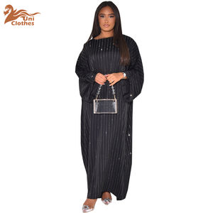 Vestido Abaya Elegante de Manga Larga para Mujeres Musulmanas de Medio Oriente, Dubái, 2025, Vestidos con Capucha y Diamantes de Moda - Product Image 3