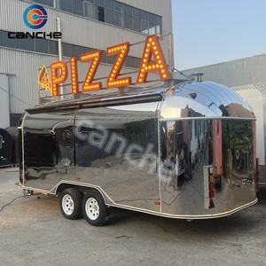 Camion de restauration multifonctionnel pour glaces et pizzas, remorque personnalisée en acier inoxydable, restaurant mobile, restauration rapide, chariot de nourriture - Product Image 1