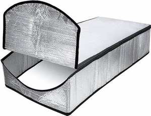 ผ้าคลุมฉนวนกันความร้อนแบบมีซิปสำหรับห้องใต้หลังคา ทำจากโฟมสะท้อนแสงสีเงิน ประหยัดพลังงาน คุณภาพพรีเมียม - Product Image 4