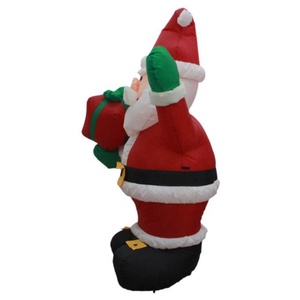 MELODY <span class=keywords><strong>Figurine</strong></span> de Père Noël <span class=keywords><strong>Gonflable</strong></span> Géante d'Extérieur Décoration de Noël 1.2 Mètres de Hauteur - Product Image 5