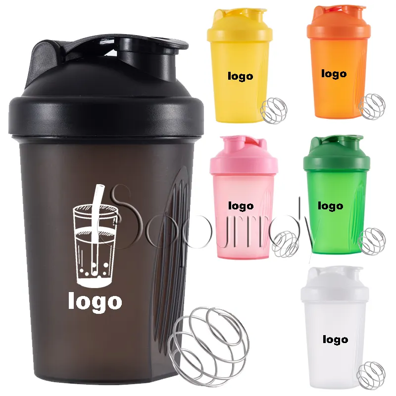 Grosir botol minum plastik, botol air lari, botol pengocok cangkir plastik Protein olahraga kebugaran Gym, hadiah promosi