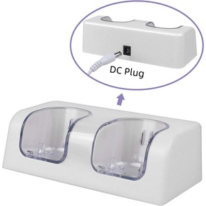 SYY 5V Blue Light Double Sofa Cargador Adaptador inalámbrico Cargador para WII <span class=keywords><strong>WIIU</strong></span> - Product Image 4