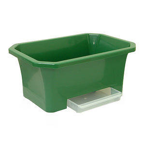 Plafarm Pot de fleurs vert en plastique durable, design moderne et minimaliste, pour jardin, balcon, décoration intérieure, plantes d'extérieur, léger, pour la maison - Product Image 1