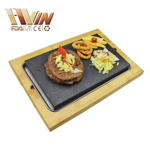 Chaude <span class=keywords><strong>Lave</strong></span> Pierre <span class=keywords><strong>De</strong></span> Cuisson avec <span class=keywords><strong>Plateau</strong></span> En Bambou et <span class=keywords><strong>Plateau</strong></span> En Acier Inoxydable/Restaurant <span class=keywords><strong>de</strong></span> Cuisine - Product Image 3