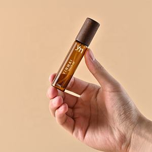 Flacon de Parfum de <span class=keywords><strong>5ml</strong></span> 10ml 15ml 20ml avec Couvercle en Bambou, Bouteille Spray Marron à Goulot Vissé, Petit Échantillon Portable de Parfum - Product Image 5