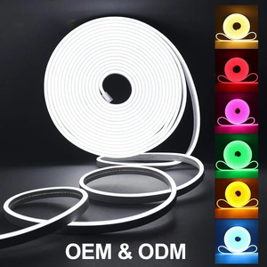 Tira de LED de Neón Flexible de PVC IP65, Color Ámbar Cálido 2700K, Cortable, Extrusión Sólida, Sin Puntos, Lineal, 220V, Rollo de 50m, para Exteriores, Techos y Fachadas - Product Image 4