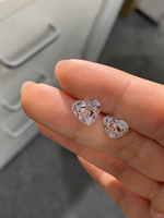 Stokta Kalp Şeklinde IGI CVD/HTPT Elmas 0.3CT-6CT Yüksek Kalite Laboratuvarda Yetiştirilmiş Renk D Çoklu Boyutlar /IGI Sertifikalı Takı Yapımı İçin