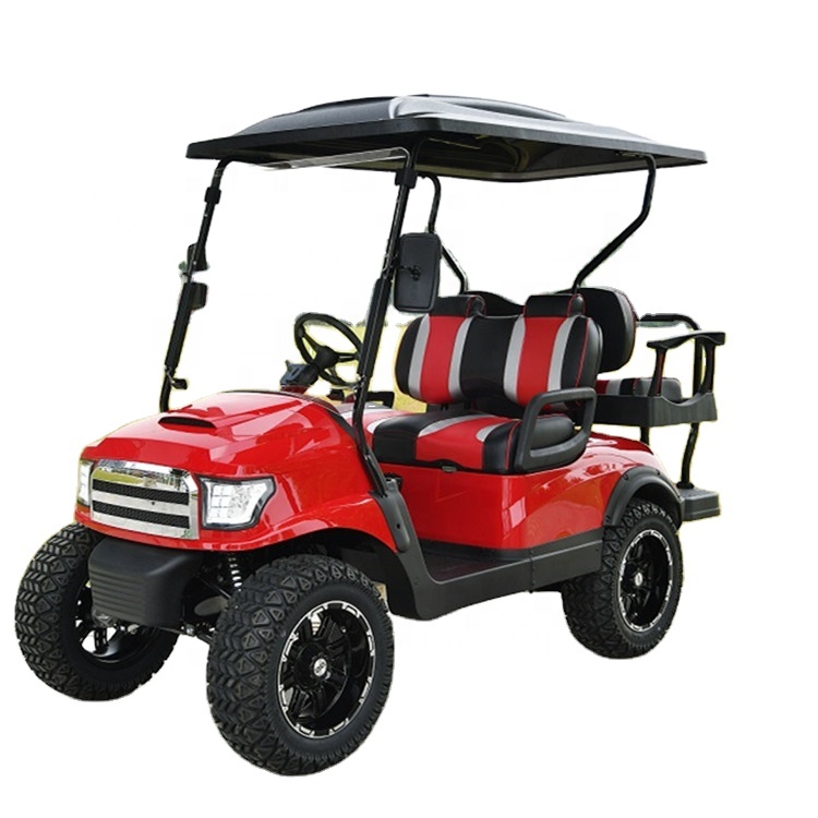 Оптовая продажа, мощная Подключаемая электрическая тележка для гольфа на 4 места с алюминиевой рамой и контроллером curtis