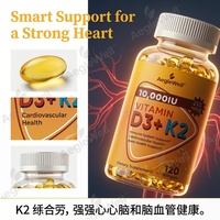 OEM ODM D3 K2 Complex Vitamines Softgel Complément Alimentaire de Qualité Alimentaire Renforce le Système Immunitaire et Favorise la Santé Osseuse