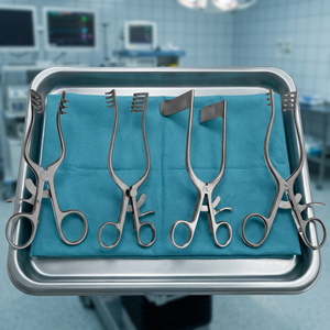 Retractor Wullstein de 10.5 cm, retractor Travers afilado y roma de 21 cm, retractor Righby de acero de 18 cm (7'') - Product Image 2