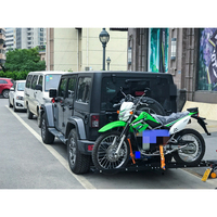 Support de Transport Universel en Acier Carbone pour Moto, Fixation sur Attelage, Accessoires Extérieurs pour Voitures