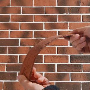 Texture <span class=keywords><strong>de</strong></span> <span class=keywords><strong>brique</strong></span> super réaliste facile à installer Mcm intérieur extérieur <span class=keywords><strong>brique</strong></span> mince placage flexible <span class=keywords><strong>brique</strong></span> <span class=keywords><strong>de</strong></span> <span class=keywords><strong>parement</strong></span> fendue - Product Image 2