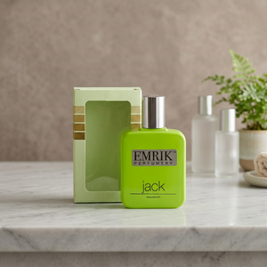 Emrik Parfümerie Jack 50 ML Grünes Parfümspray für Persönliche Duftkollektionen Skulpturen Dekorative Akzente - Product Image 1