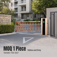 Barrière de portail à bras droit à levage rapide Taiwei TW-703, moteur sans balais, protection IP44, communication RS485, évitement des collisions