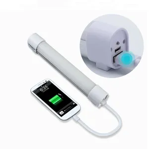 Portable Emergency Lamp LED tube USB charger rechargeable fluorescent lamp