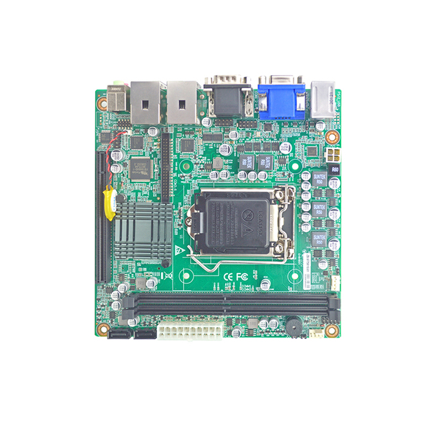 New MINI-ITX Industrial Motherboard EITX-7591 LGA1151 Intel 8th 9th Gen CPU DDR4 Double 64GB SATA 10USB Server Motherboard