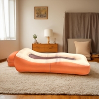 Fauteuil Gonflable Personnalisé en Gros, Matelas de Plage Durable et Étanche Anti-Fuite d'Air, Canapé Paresseux avec Oreiller