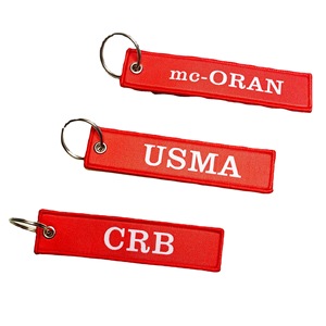 Customized Double-Sided Fabric Embroidered Rubber <b>Keychain</b> with <b>Custom</b> Logo <b>Custom</b> Size & Design Eco-Friendly Promotional Gift - Product Image 2