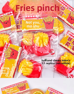 Ultra-soft Clay-like Edible Fries-shaped <b>Squishy</b> Toy-pressure-relieving Stress Relief Realistic Fries Venting Toy - Product Image 2