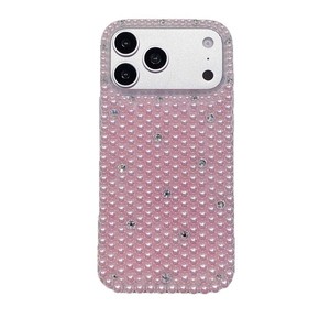 Senyork luxury design bling diamond pearl girls mobile phone case for iPhone 11 12 13 14 15 16 17Air scratch protect <b>cover</b> - Product Image 6