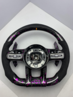 Volant pour Mercedes Benz Classe E W212 W213 E200 E250 E300 E350 E400 E43 E53 E63 C238 C207 C257 C218 AMG avec paillettes violettes