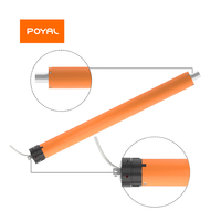 Moteur tubulaire intelligent POYAL Tuya personnalisé, couple de 100 Nm, commande à distance sans fil par application pour stores électriques