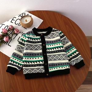 Outono Inverno das crianças Novo Espessamento Versátil Em Torno Do Pescoço Cardigan Jacket Atacado - Product Image 5