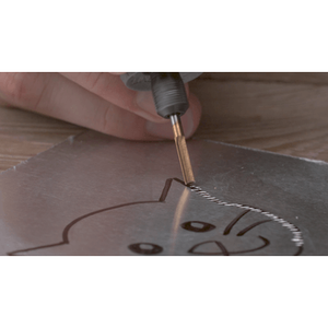 DREMEL MAX punta da intaglio in titanio da 3.2mm punte cilindriche per legno modello 26159901DM strumento da intaglio - Product Image 3