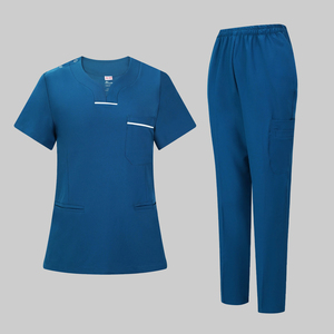 Uniforme médical brossé à col d'oie-un mélange de coton et de polyester pour la respirabilité, adapté aux infirmières hospitalières - Product Image 6