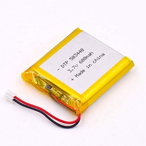 <strong>3</strong>,7 V 503440 600 mAh lithium polymer batteries for digital analog converter - Product Image 1