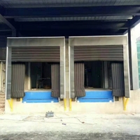 Abri de quai gonflable électrique, joint de quai gonflable à air comprimé, joint de quai gonflable en tissu PVC robuste pour entrepôt frigorifique