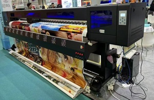 Impresora ecológica grande de 3.2m (10 pies) con 4 cabezales XP600 para exteriores, para imprimir pancartas flexibles y carteles con tinta de inyección. - Product Image 3