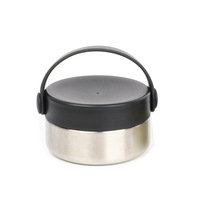 Boîte à bento isolée en acier inoxydable 304 petite capacité adulte et étudiant marmite micro-ondes récipient alimentaire seau avec couvercle