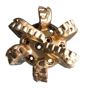 מטריצת סוג 6 להבים כפול שורה <span class=keywords><strong>pdc</strong></span> מקדחה קצת בארות קרביד מקדחה ביטים לקידוח שכבות רך - Product Image 1