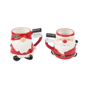 Tùy chỉnh Santa Claus gốm giáng sinh Jug <span class=keywords><strong>Pitcher</strong></span> với xử lý cho cà phê sữa trà nước trong nhà hoặc nhà hàng sử dụng - Product Image 3
