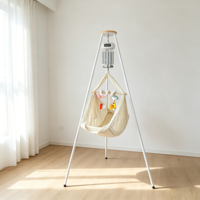 [Modèle phare tout-en-un] [Support pliable robuste] [Contrôle intelligent Bluetooth] [Ensemble balançoire-hamac électrique pour bébé]