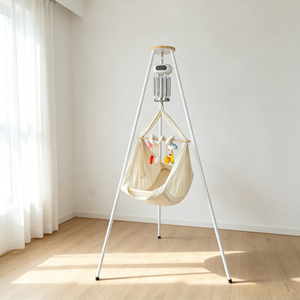 Cuna Eléctrica para Bebé con Columpio y <span class=keywords><strong>Hamaca</strong></span>, Todo en Uno, de Alta Gama, con Soporte Plegable Resistente y Control Inteligente por Bluetooth - Product Image 2