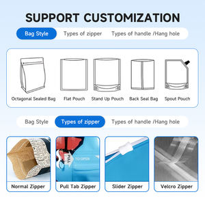 Sac conteneur de sable pour litière pour <span class=keywords><strong>chat</strong></span> OEM Sacs d'emballage en plastique de couleur personnalisée imprimés - Product Image 5