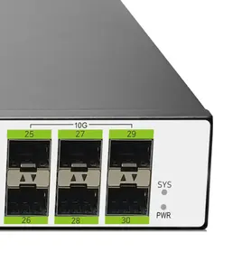 PDnet קונסולת רשת מתג 30 יציאות 100M 1G 2.5G 10G Ethernet מתג עבור העסק אוניברסיטת רשתות