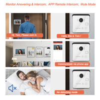 VIDEW Nouvelle Mode Tuya Smart APP Boîtier Interphone Sonnette Pour Bureau Numérique TCP/IP Interphone Vidéo System-RJ45 Câblage